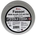 Fasson 3" X 150' Smooth Foil Tape  16Rls/Ctn Pk 57432 03000150